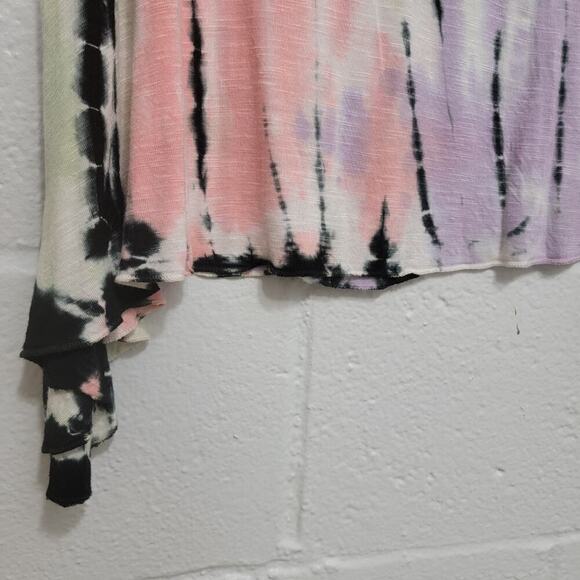 Viscose Scoop Neck Tie Dye Top - Picture 8 of 10